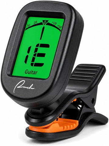 Ranch Clip-On Tuner for Guitar Bass Ukulele Violin Banjo - Chromatic