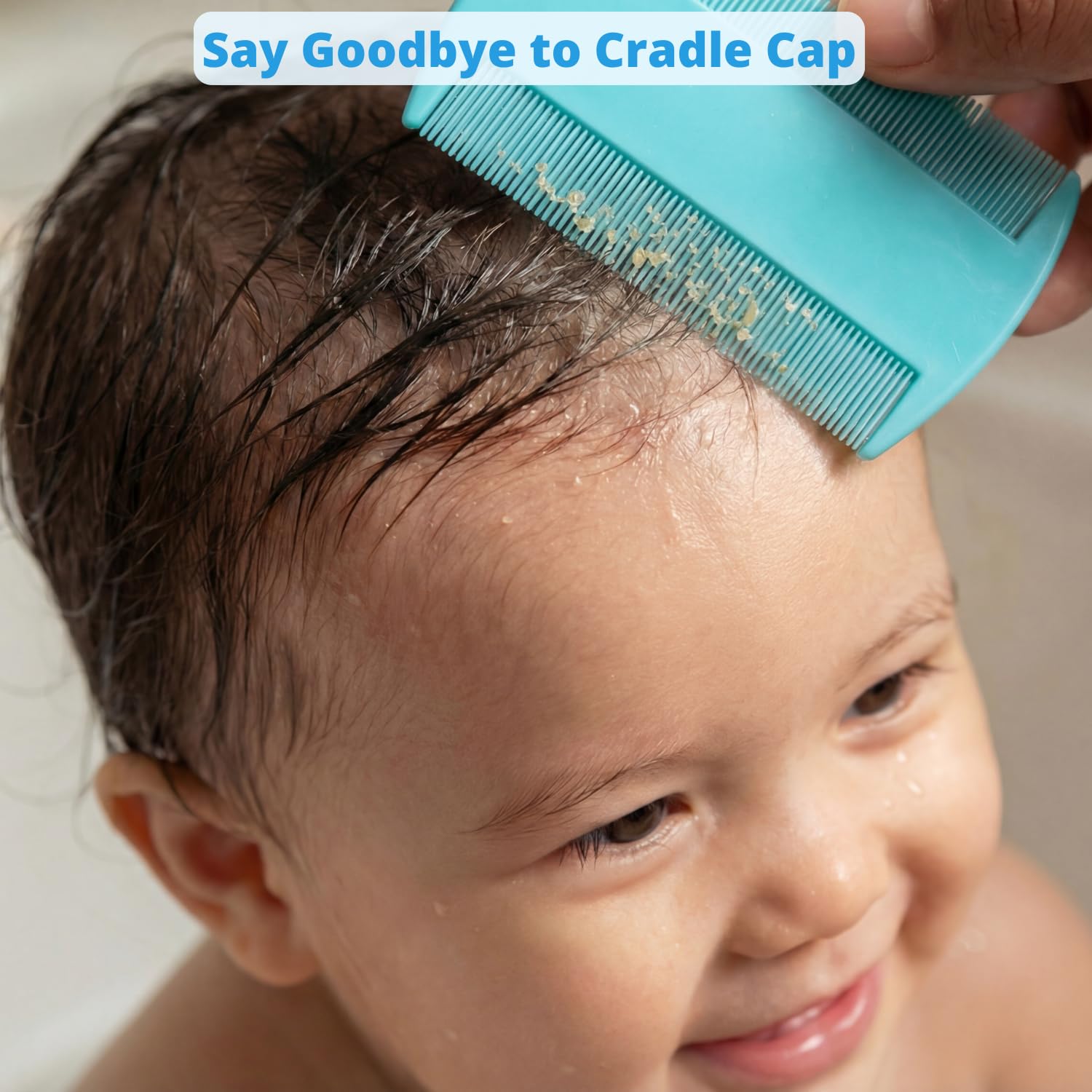 Cradle Cap Brush for Babies - Cradle Cap Treatment 6-Pack Baby Bath Sponges