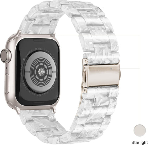 Light House Apple Watch Bands-Fashion Lightweight Resin iWatch Bands for Women Men 38mm/40mm/41mm/42mm(Series 11 10), 49mm/46mm/45mm/44mm/42mm(S 3 2 1), Compatible with Apple Watch Series 11 SE 10 9 8 7 6 5 4 3 Ultra