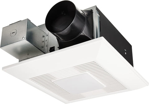 Panasonic FV-0511VFL1 WhisperFit Bath Fan + Light, 50-80-110 CFM