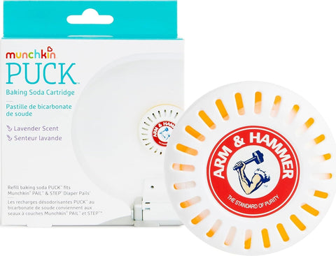 Munchkin Arm & Hammer Puck Diaper Pail Deodorizer, Lavender, 1 Count