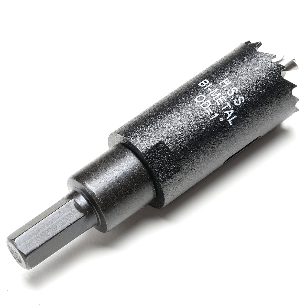 1 inch Hole Saw for Metal and Plywood, Bi-Metal Circular Wood Drill Bit Cutting 1.75” Deep with Hex Shank for Drywall, Fiberglass, Plasterboard, Acrylic and Sheet Steel