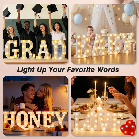 Marquee Letters 8.5 Inch Light Up Letters Battery Powered Letter L