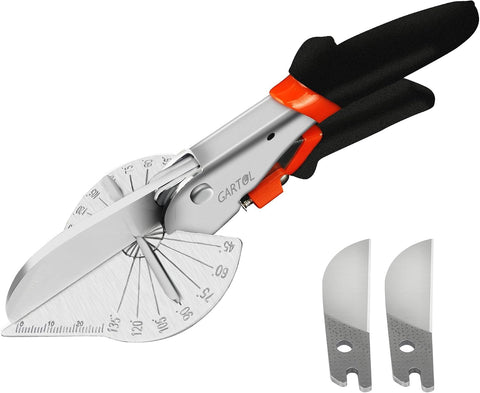 Gartol Miter Shears Replacement Blade SK5 Steel Angle Shears, Multifunctional Angle Scissors, 3pcs Miter Trim Cutter Replacement Blade for HD3101 and HD3102