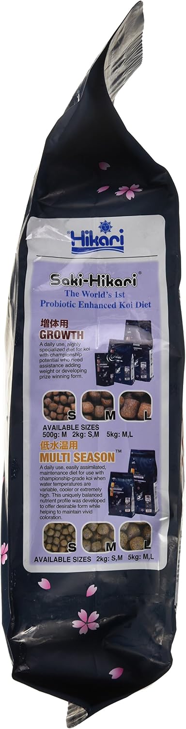 Saki-Hikari 4.4-Pound Multi-Season Floating Pellets for Pets, Medium
