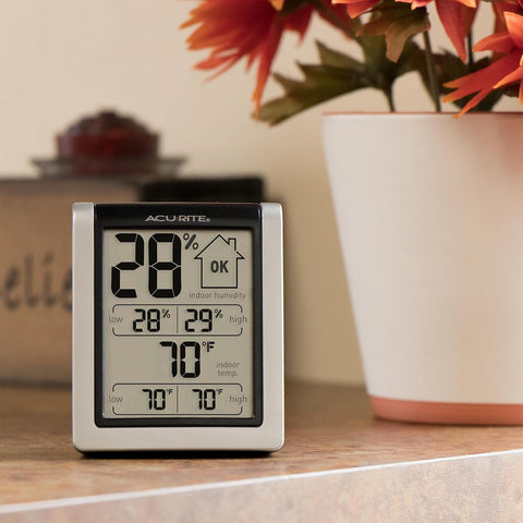 AcuRite Wireless Digital Indoor Thermometer and Hygrometer Monitor for Inside Temperature and Humidity Measurements (00613)