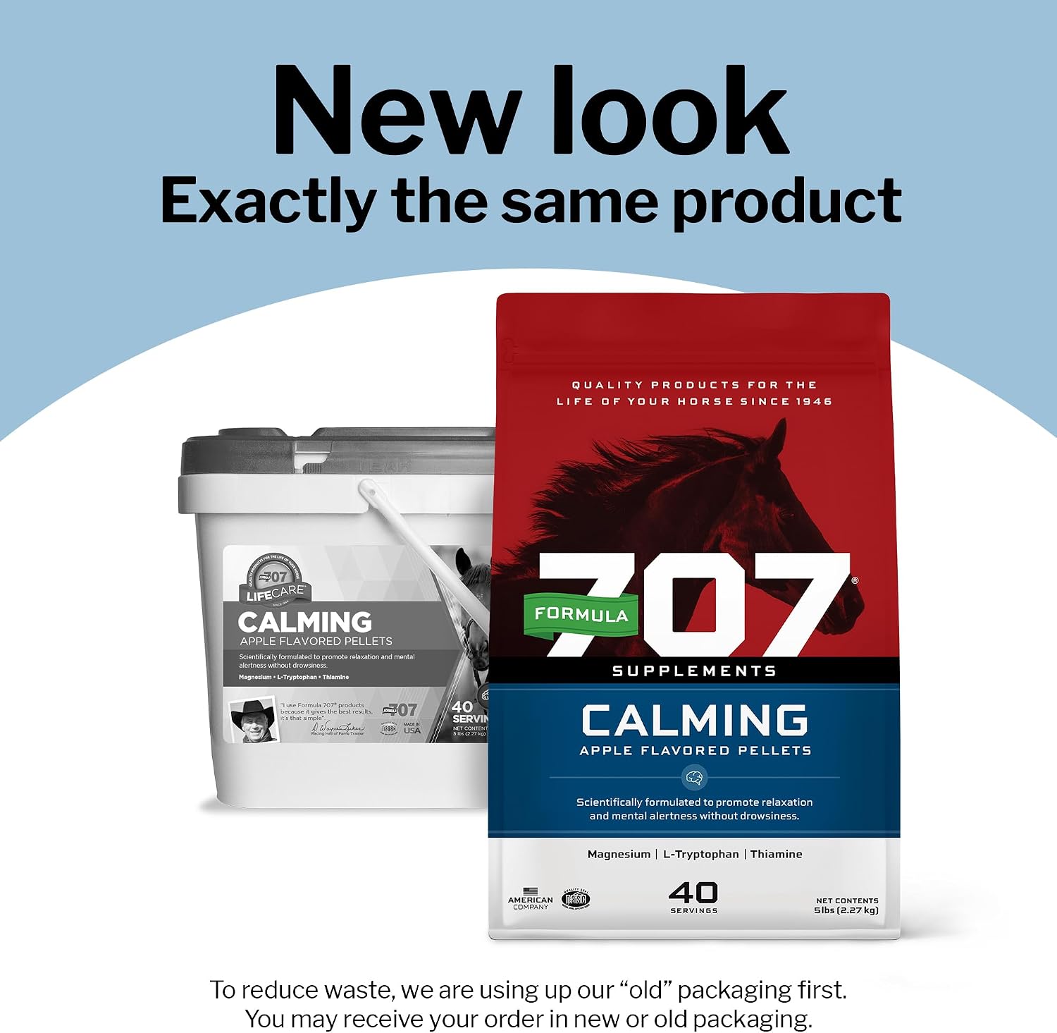 Formula 707 Calming Supplement for Horses, 10 lb, 80 Servings – Focus Aid