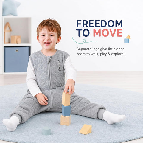 HOMEAL Toddler Sleep Sack with Legs, 1.0 TOG Sleep Sack 12-24 Months