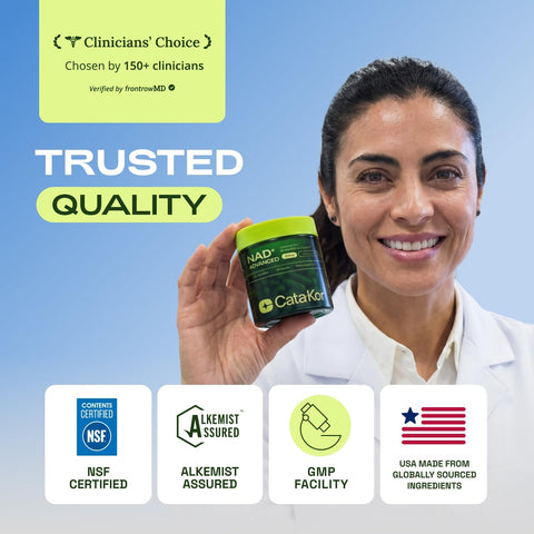 Cata-Kor Liposomal NAD Supplement with Resveratrol – NMN Supplement Alternative – 90-Day Supply – Third-Party Tested – Advanced NAD+ Resveratrol - Pack of 3