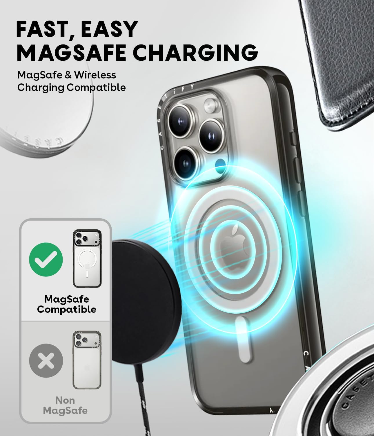 CASETiFY for iPhone 16 Case - Compact Compatible with MagSafe