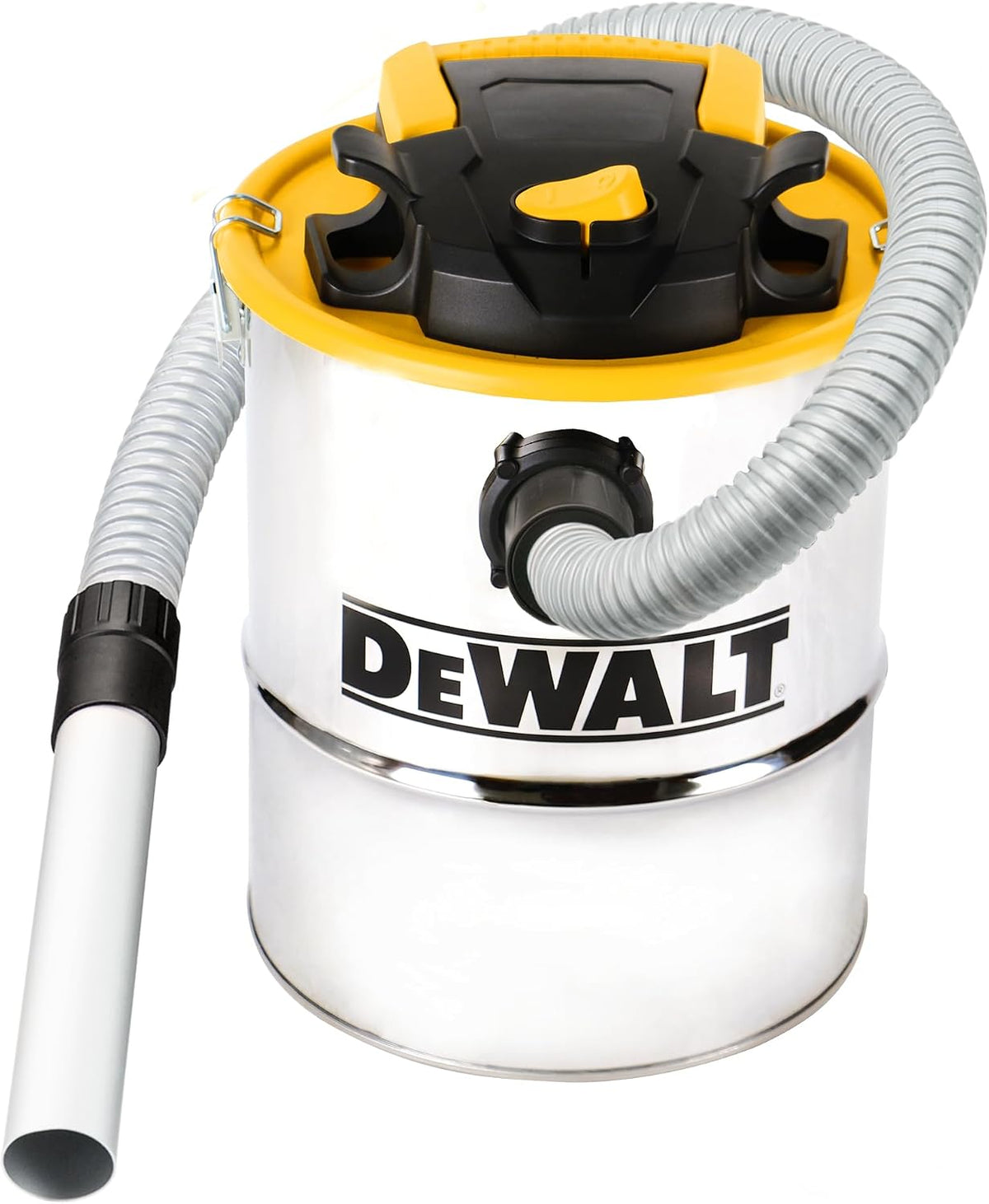 DEWALT 4 Gallon 4 HP Metal Ash Vacuum for Pellet Stoves, Fireplace DXV04A