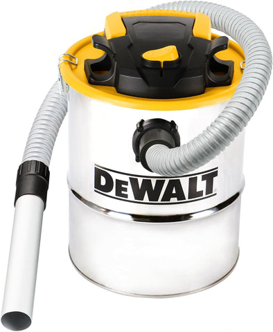 DEWALT 4 Gallon 4 HP Metal Ash Vacuum for Pellet Stoves, Fireplace DXV04A