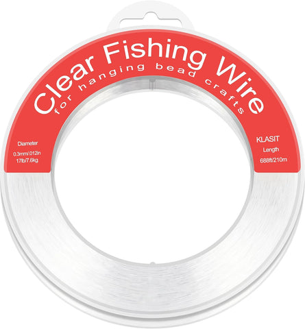 KLASIT Fishing Line 788FT,Invisible Monofilament Fishing Wire