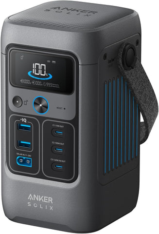 Anker SOLIX C200 DC Portable Power Station, 192Wh, 200W, Outdoor Camping