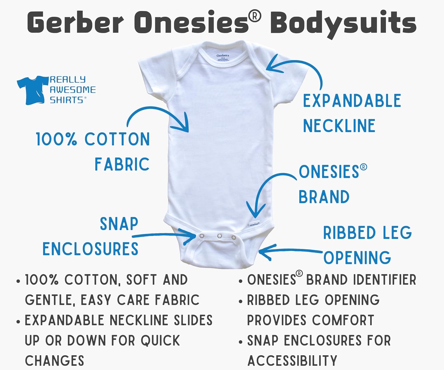 Really Awesome Shirts If You Think I'm Cute You Should See My Godfather Funny Baby Bodysuit - Godchild Christening Gift