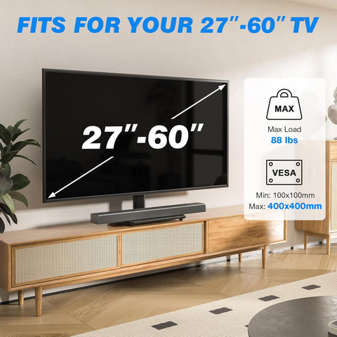 Rfiver Universal Swivel TV Stand for 27-50 55 60 Inch TVs