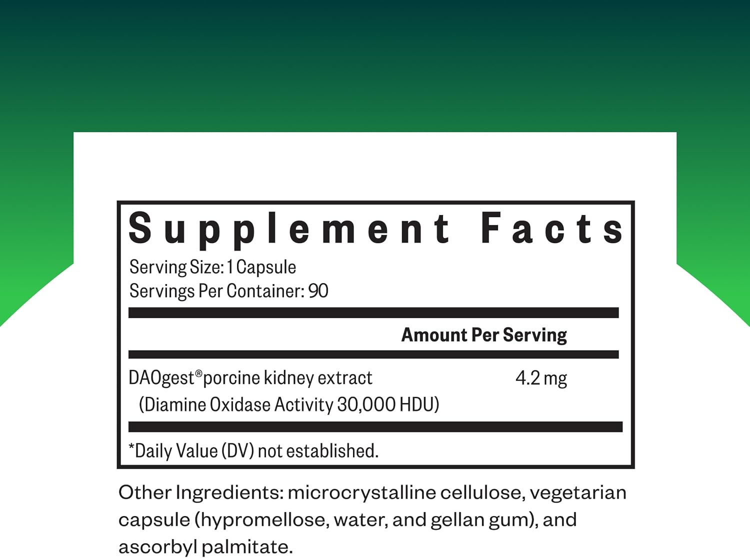 Seeking Health DAO Enzyme - Formerly Histamine Digest, DAO Enzyme Supplement for Histamine Food Intolerance, Supports Digestive Health, Upset Stomach (90 Capsules)*