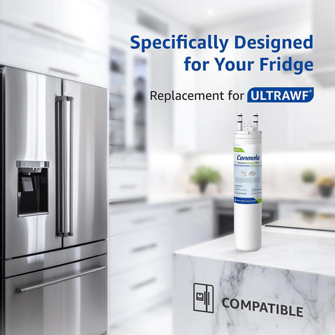 Compatible with Frigidaire ULTRAWF, Pure Source Ultra, Kenmore 9999, 469999, 46-9999, A0094E28261, Height 11 inches, Pack of 3