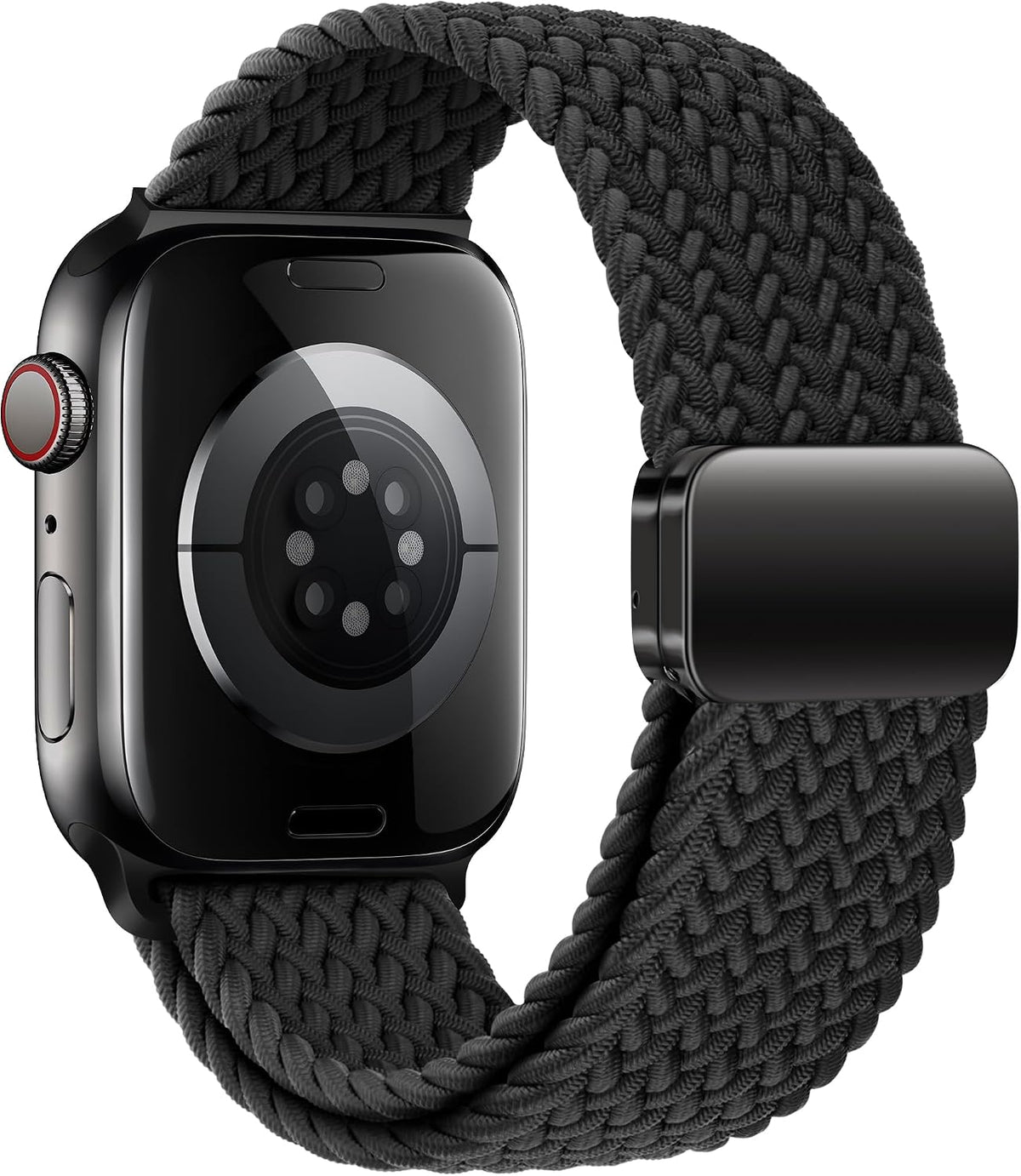Mazoft Braided Bands With Magnetic Clasp Compatible with Apple Watch Band 38mm 40mm 41mm 42mm 44mm 45mm 46mm 49mm；Nylon Sport Loop Strap for iWatch Ultra 3 & 2 Series 11 10 9 8 7 6 SE 5 4 3 Women Men