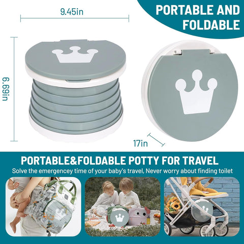 Portable Potty for Toddler,Travel Potty Seat for Toddler,Travel Toilet Kids