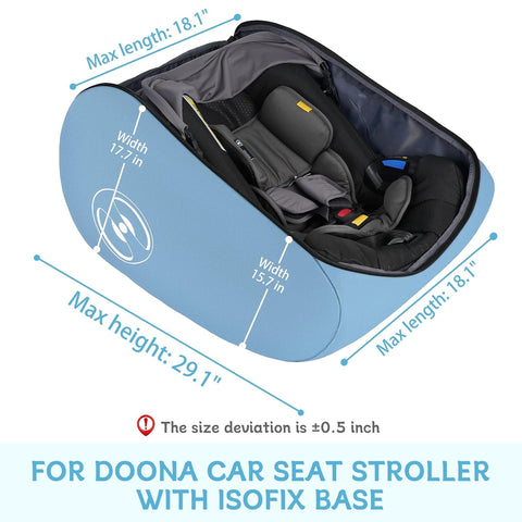 YOREPEK Padded Car Seat Stroller Travel Bag for Air Travel Gate Check