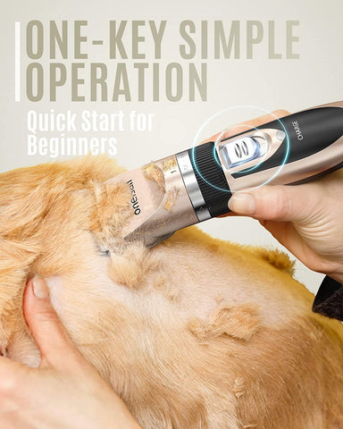 oneisall Low Noise Dog Clippers Grooming Kit for Dogs Cats Pets