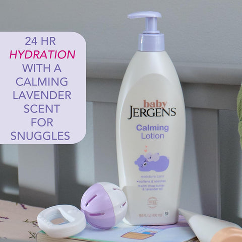 Jergens Baby Calming Lotion With Shea Butter & Lavender Oil, 16.8 Fl Oz