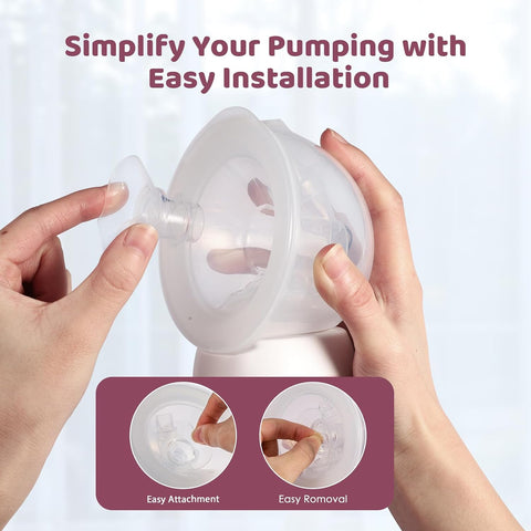 Nursi Luna Flange Sizing Kit, 19mm Flange Inserts for 24mm Breast Pumps