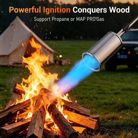 Sondiko Propane Torch Weed Burner, 30" Detachable Weed Torch, Blow Torch