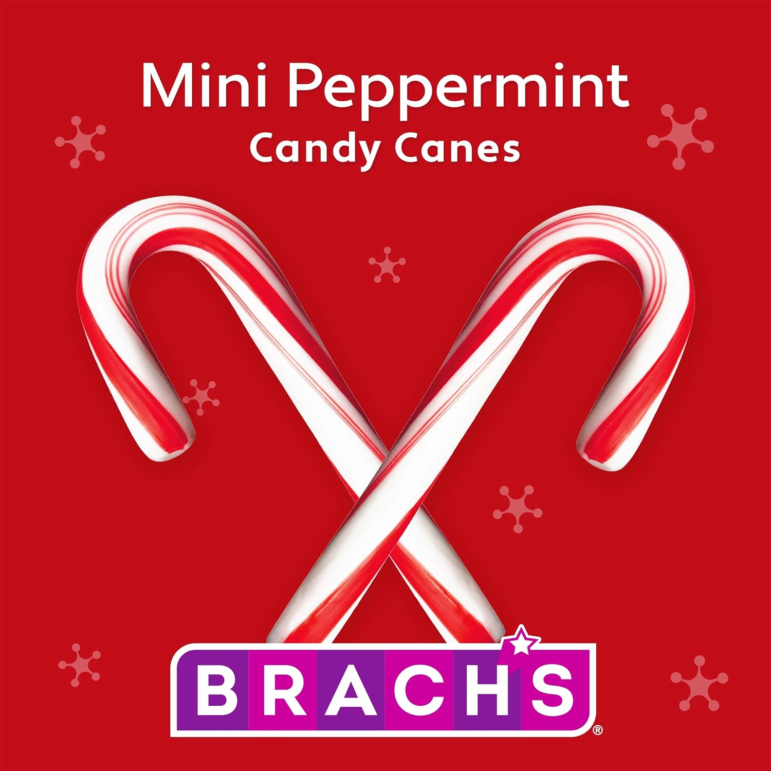 Brach's Mini Peppermint Christmas Candy Canes, 15 oz, 100 Ct