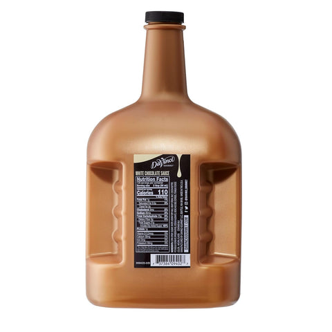 DaVinci Gourmet White Chocolate Sauce, 128 Fluid Ounces (Pack of 1)
