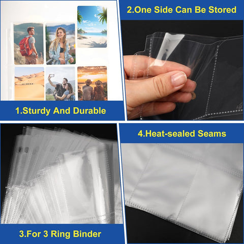 ZENOWICK 1080 Pockets Card Sleeves Binder Sheets