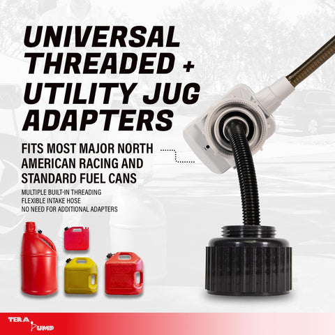 TERA PUMP 2nd Gen Gas Can Fuel Transfer Pump, Auto-Stop