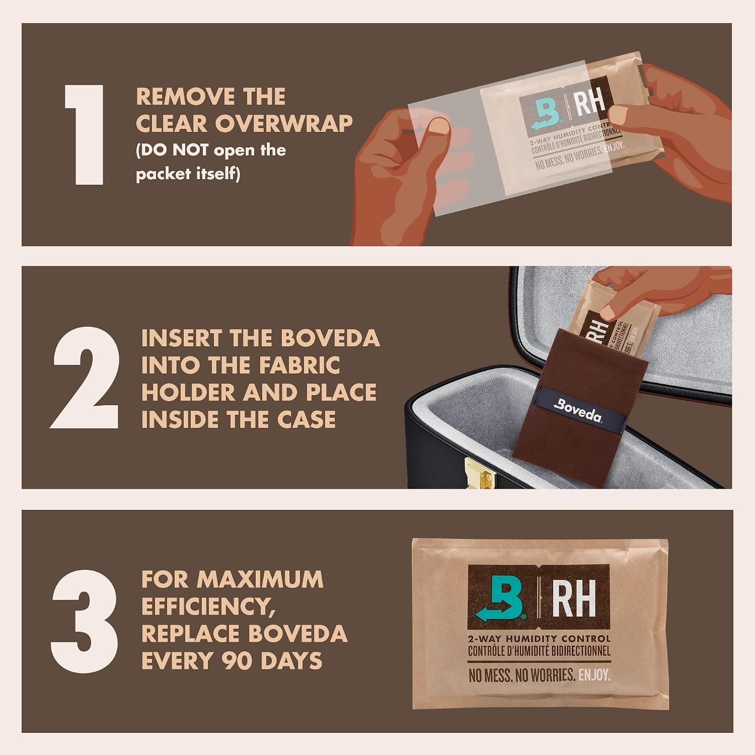 Boveda 49% Instrument Humidifier Kit, 1 Pack + 1 Holder – Small Instruments
