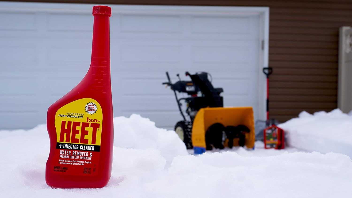 HEET Iso-HEET Water Remover & Gas Line Antifreeze, 12 oz