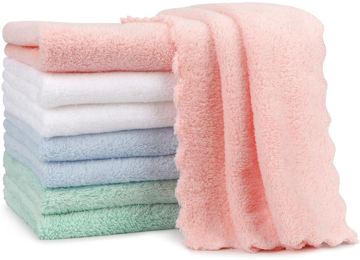 Orighty Baby Burp Cloths, 8 Pack Burping Cloths for Babies, 20 x 10 Inch