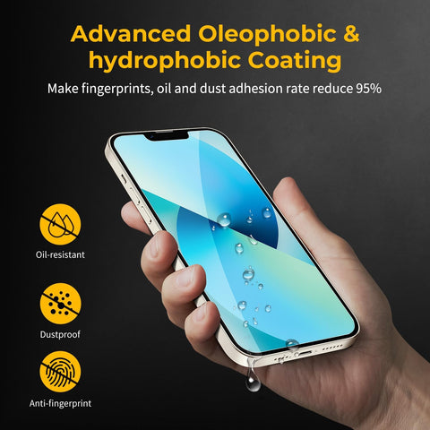 UNBREAKcable 2-Pack Screen Protector for iPhone 13/13 Pro Tempered Glass