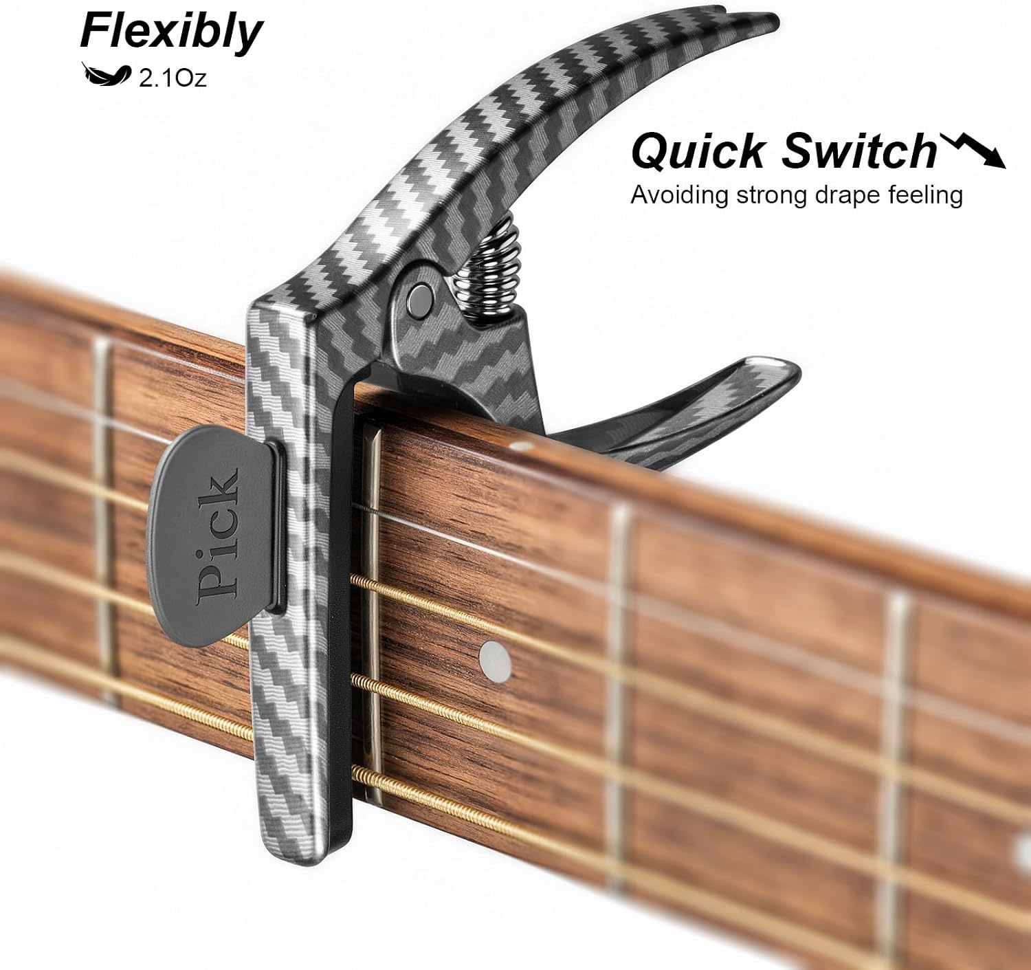 Guitar Capo 3in1 Metal Capo for Acoustic&Electric Guitar Accessories