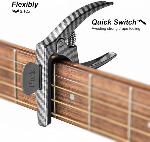 Guitar Capo 3in1 Metal Capo for Acoustic&Electric Guitar Accessories