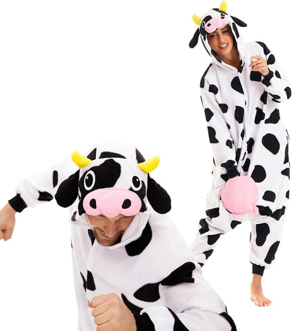 CANASOUR Adult Halloween Onesie Pajamas Costume Women