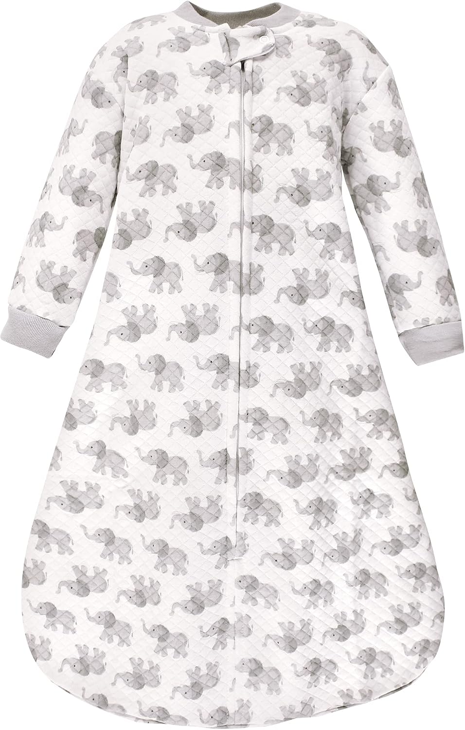 Hudson Baby Unisex Baby Premium Quilted Long Sleeve Sleeping Bag and Wearable Blanket