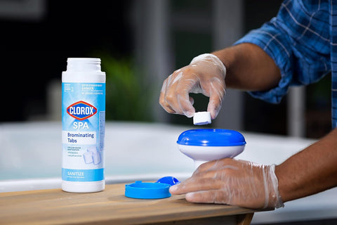 Clorox® Pool&Spa™ Spa Bromine Tablets- Bromine Tablets for Spa & Hot Tub, Low-Odor Sanitization, Kills Bacteria, Restores Water Clarity, Slow-Dissolving, 1.5LB (Pack of 1)