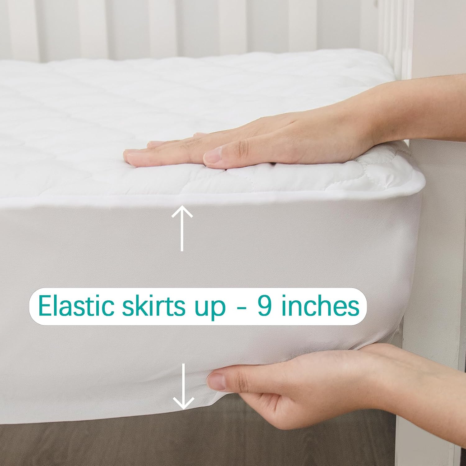 Crib Mattress Protector Sheets Fitted Waterproof Crib Mattress Pad Cover