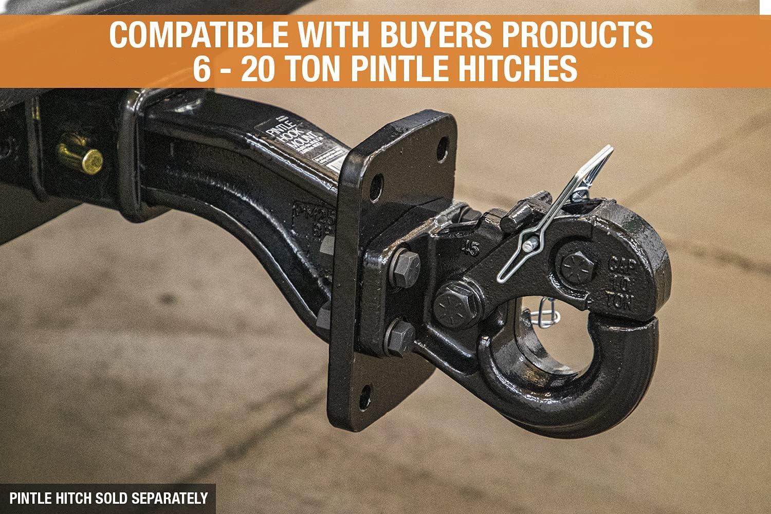 Buyers Products PM25812 3-Position Pintle Mount for 2.5 Inch Receiver