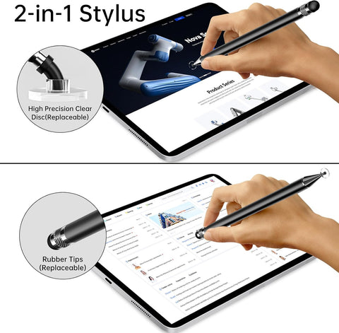 Bopomofo Stylus(5 Pcs),2-in-1 Stylus Pen for Touchscreen,Stylus Pen