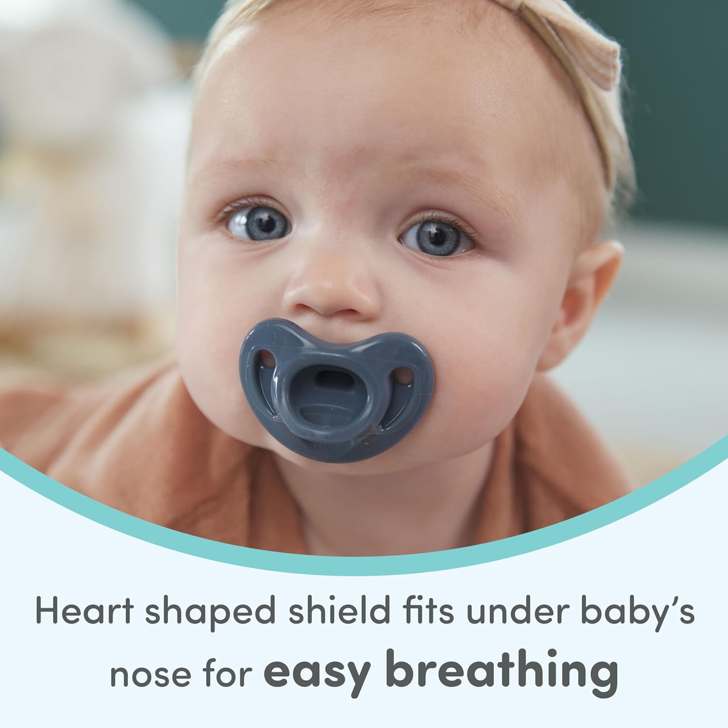 NUK Timeless Comfy Pacifier | 100% Silicone, One-Piece Design | BPA-Free, Gentle on Baby’s Skin | 5-Pack, for 0-6M