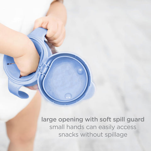 Ubbi Tweat Snack Container for Kids & Toddlers, Polaris Blue
