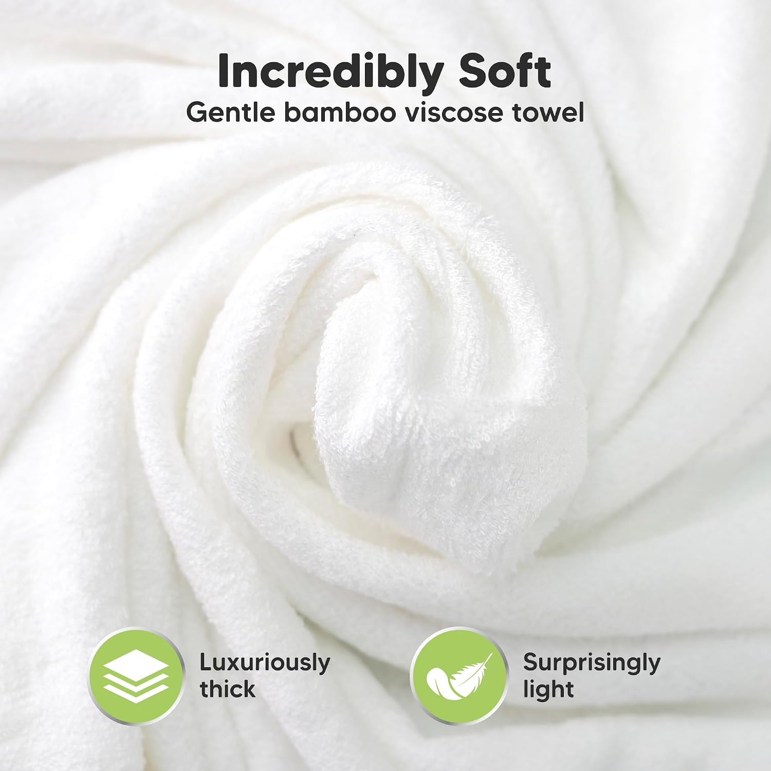 KeaBabies Hooded Baby Towel for Newborn, Baby Bath Towels (Duck, 35x35)