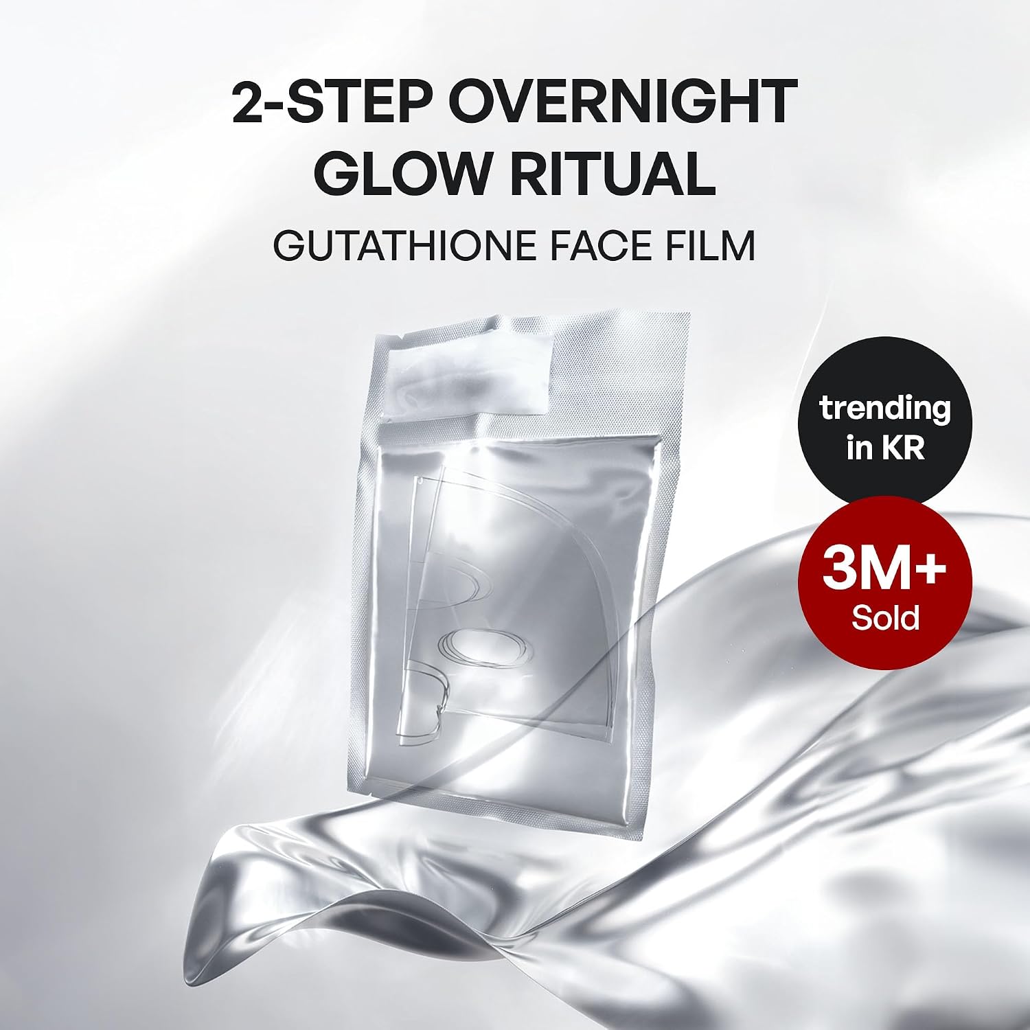 House of B High-Purity Glutathione Face Film 2-Step Overnight Collagen Mask