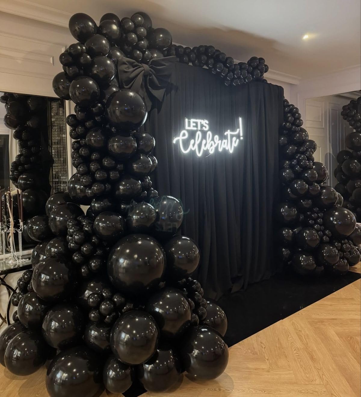 Togvu Black Balloons, 50Pack 5 Inch Small Mini Black Latex Party Balloons